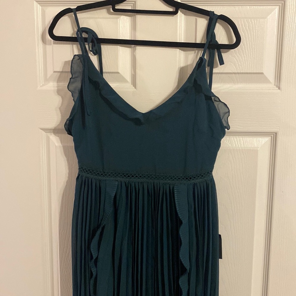 Lulus Never A Dull Moment Emerald Green dress